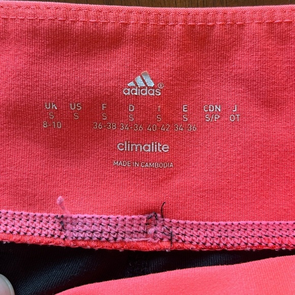 Adidas Black and pink Athletic Leggings size small - Picture 6 of 6